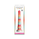 Colours Stacked 9 inches Dildo Red/Gold