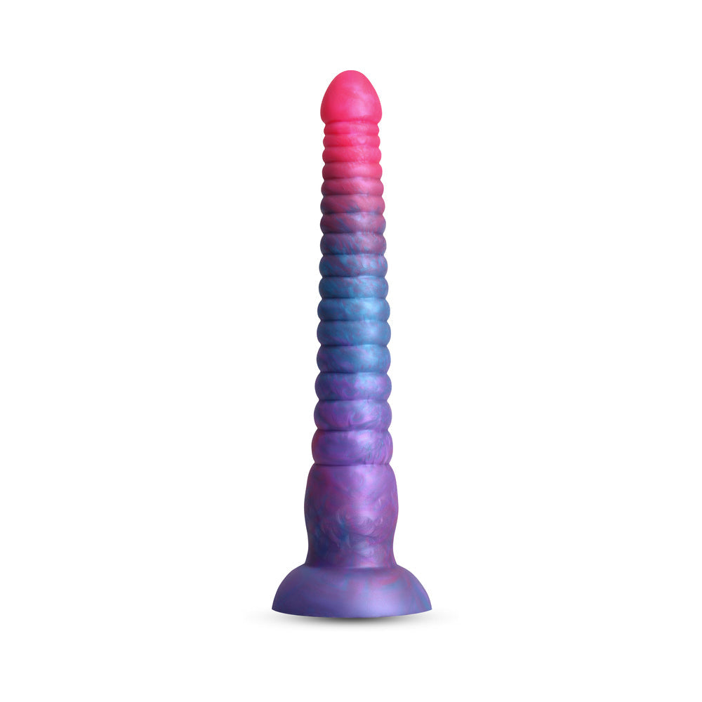 Colours Stacked 9 inches Dildo Pink/Blue
