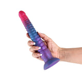 Colours Stacked 9 inches Dildo Pink/Blue