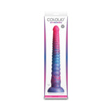 Colours Stacked 12 inches Dildo Pink/Blue