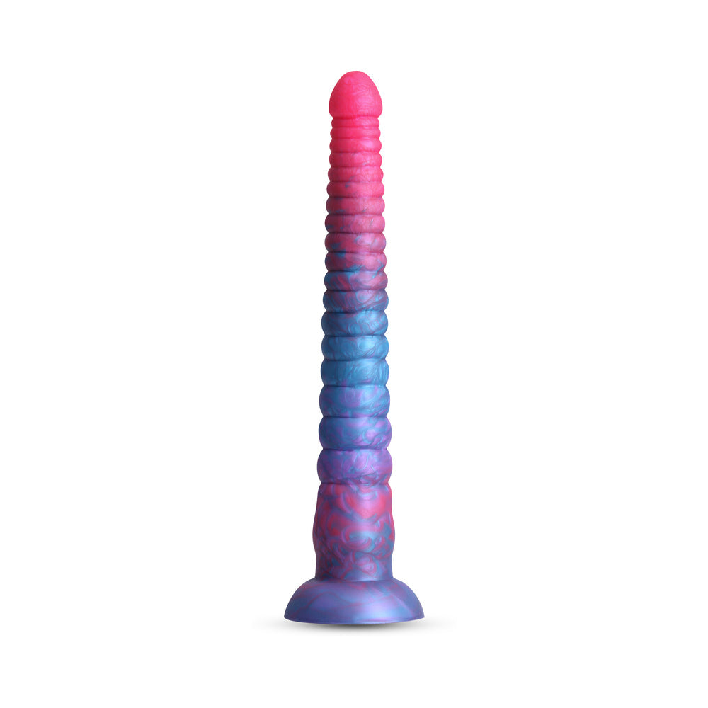Colours Stacked 12 inches Dildo Pink/Blue