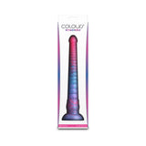 Colours Stacked 12 inches Dildo Pink/Blue