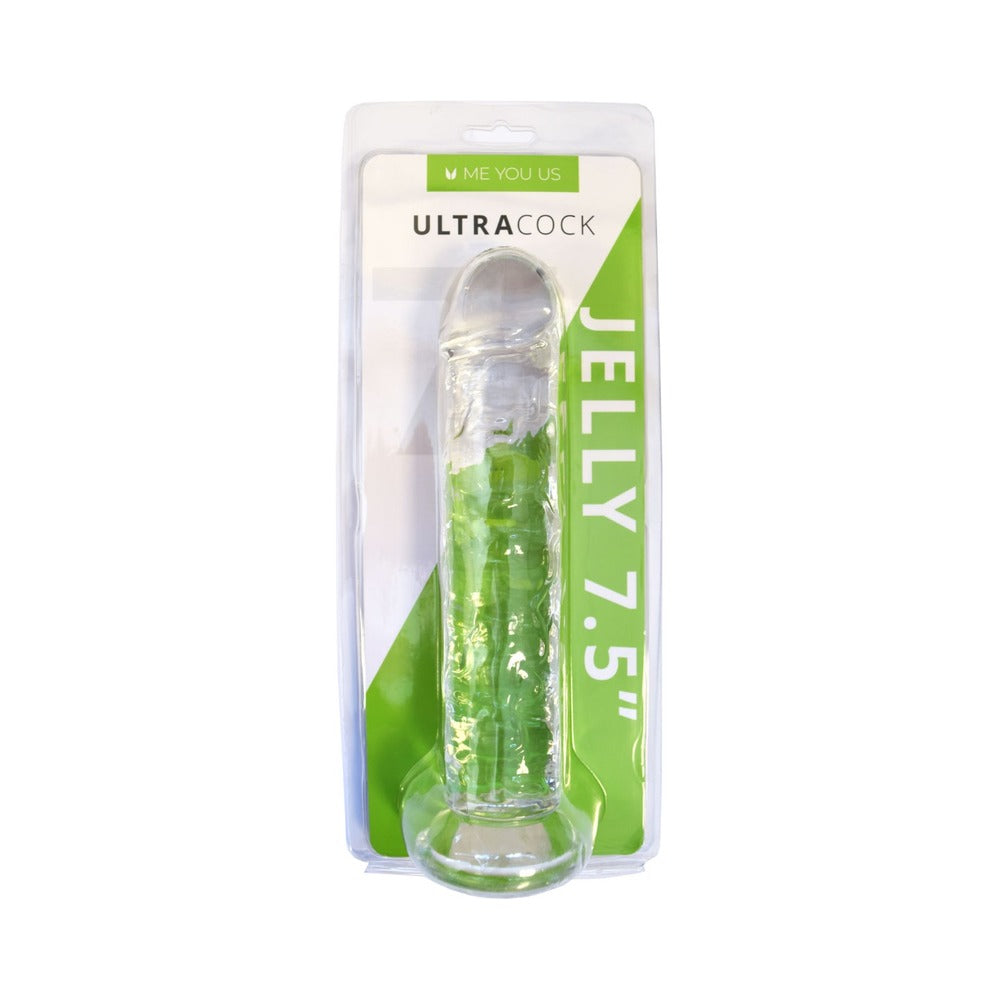 Me You Us Ultracock Clear Jelly 7.5 inches Dong