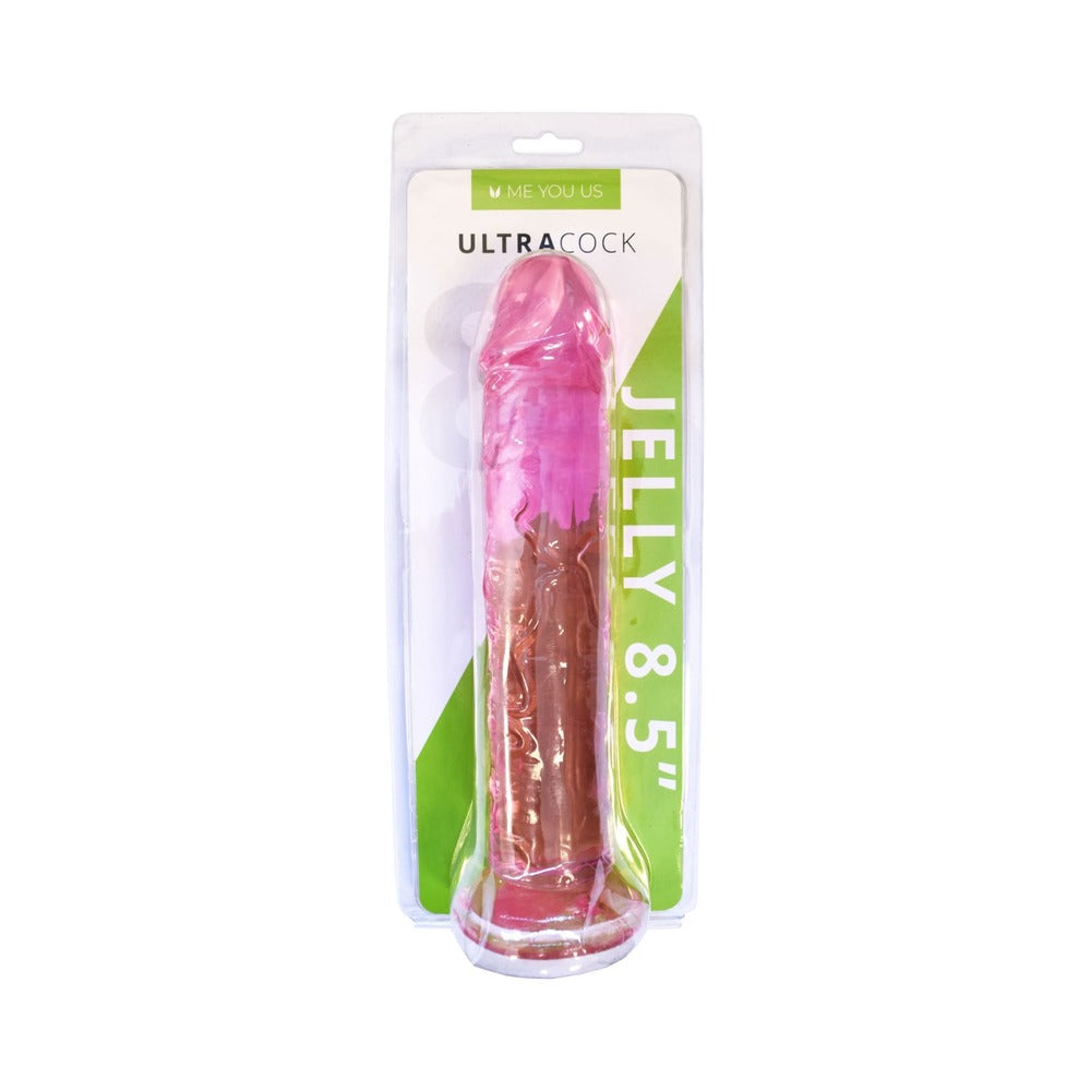 Me You Us Ultracock Pink Jelly 8.5 inch Dong