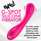 Bang! G-Spot Rechargeable Silicone Vibrator - Pink