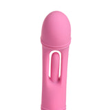 Flickers G-Flick Flicking G-Spot Rechargeable Silicone Vibrator with Remote Control - Pink