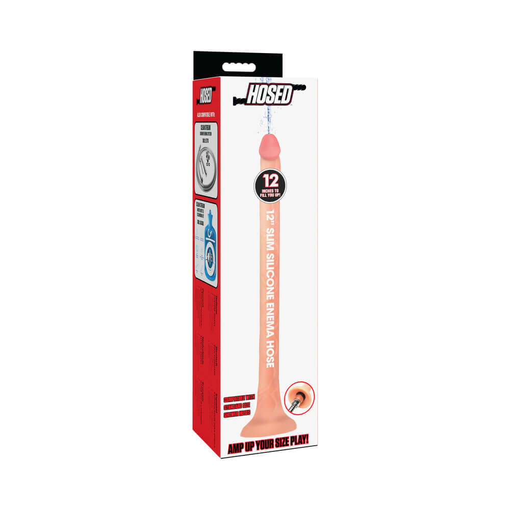 Hosed 12 inches Slim Silicone Enema Hose