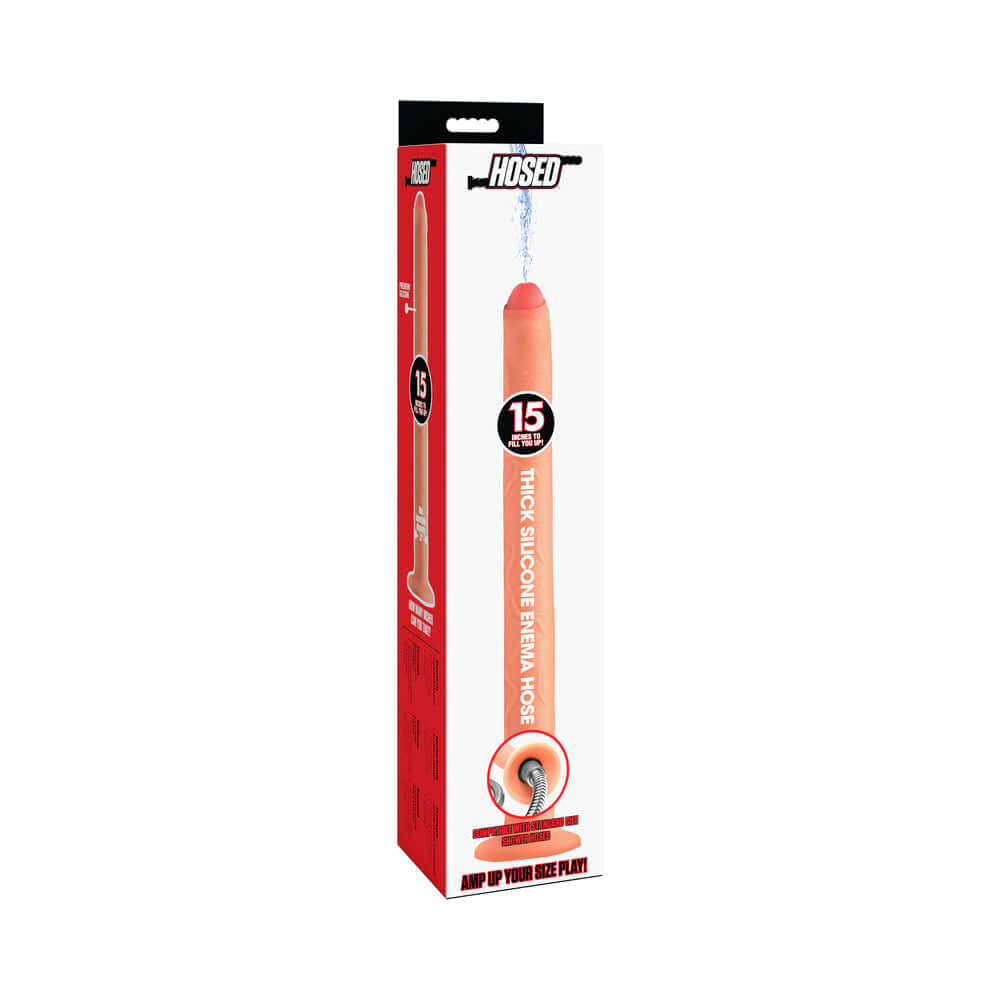 Hosed 15 inches Thick Silicone Enema Hose