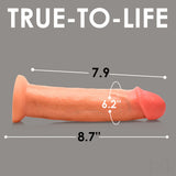 JOCK 8.5 inches Realistic Skin Silicone Dildo