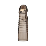 Blue Line 6 inches Ribbed Realistic Penis Enhancing Sleeve Extension
