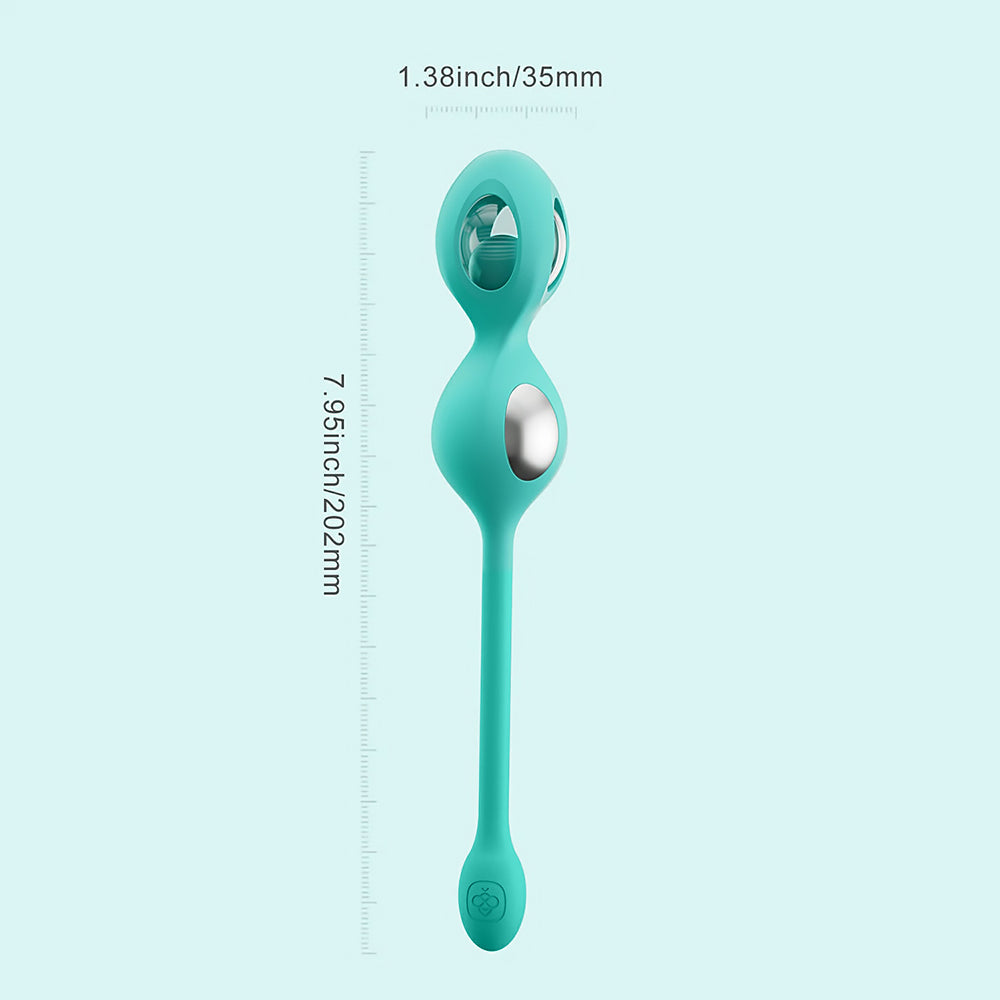 Honey Play Box Elektra App-Controlled E-Stim Kegel Training Set Cyan