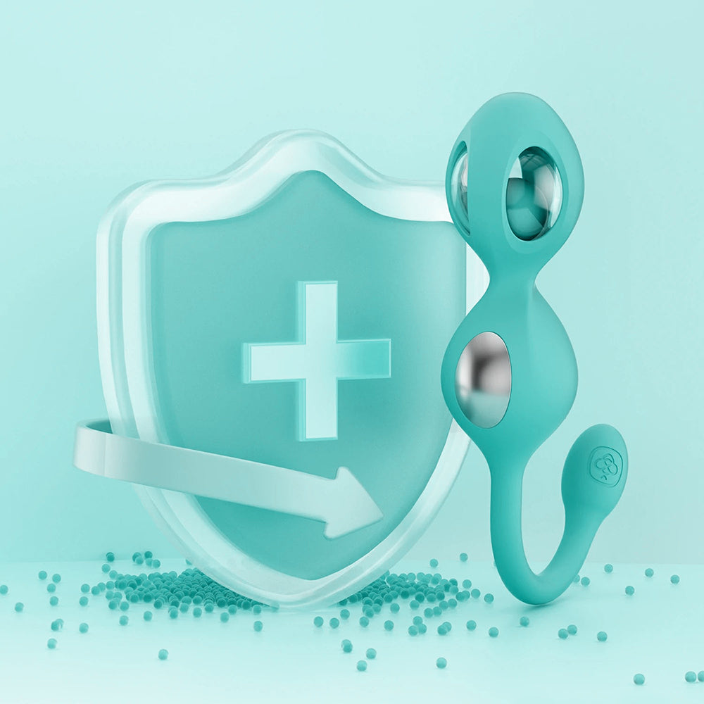 Honey Play Box Elektra App-Controlled E-Stim Kegel Training Set Cyan