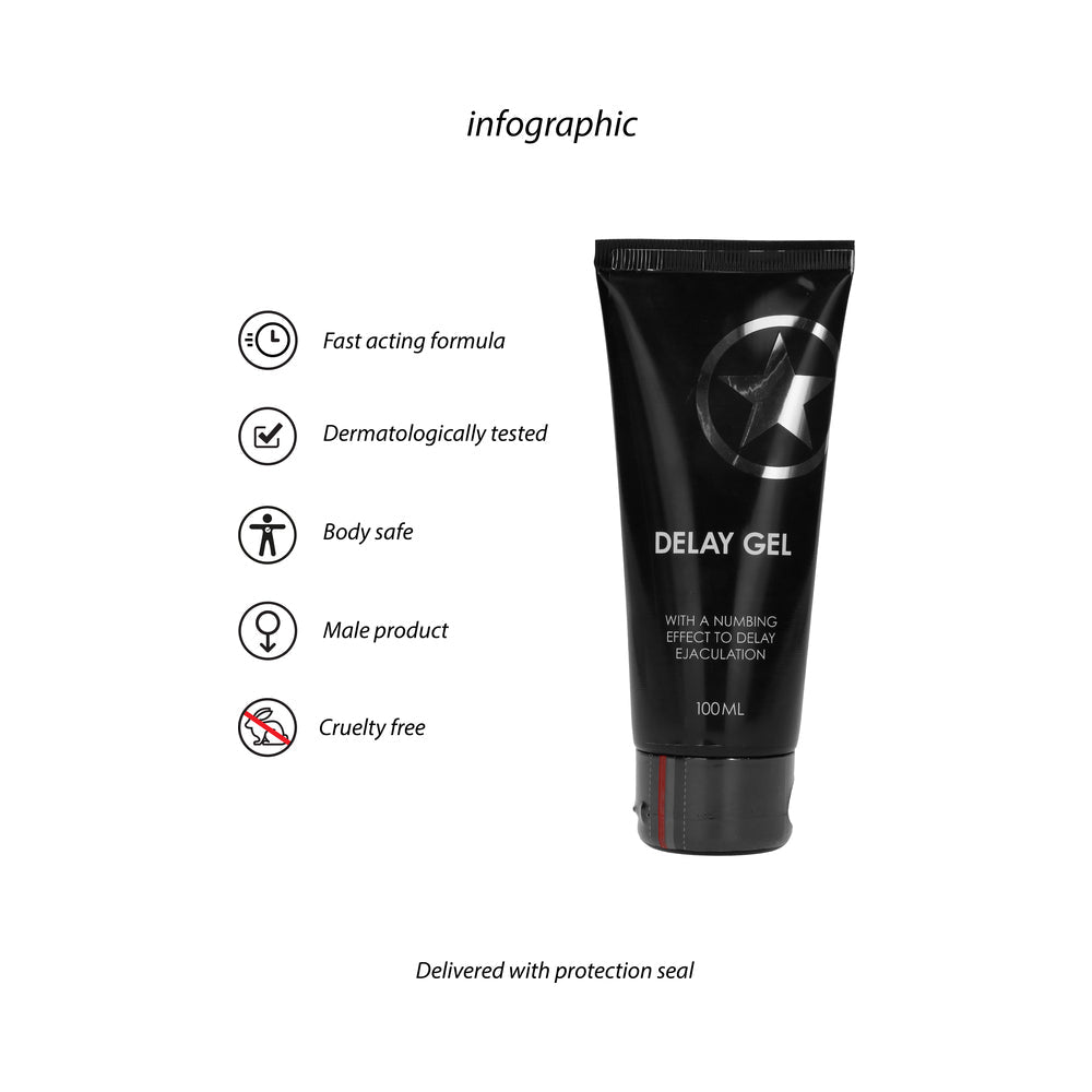Shots Delay Gel 3 oz