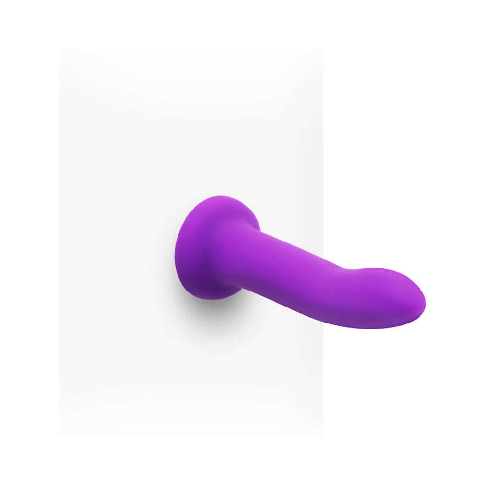 Together Duo 2-Piece 5 / 7 inches Silicone Dildo & Harness Set Purple