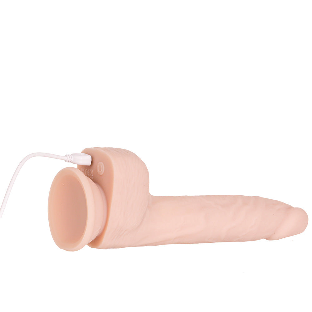 Naked Addiction Thrusting Dong with Remote 8.5 inches Vanilla