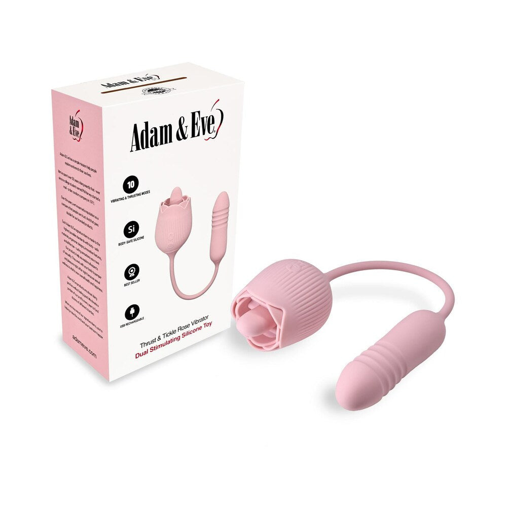 Adam & Eve Thrust & Tickle Rose Adam & Eve Thrust & Tickle Rose