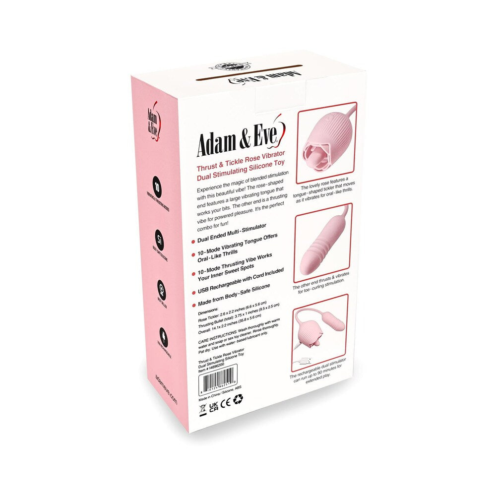 Adam & Eve Thrust & Tickle Rose Adam & Eve Thrust & Tickle Rose