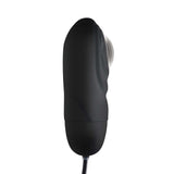 BANG! 7X Pulsing Rechargeable Silicone Bullet Black