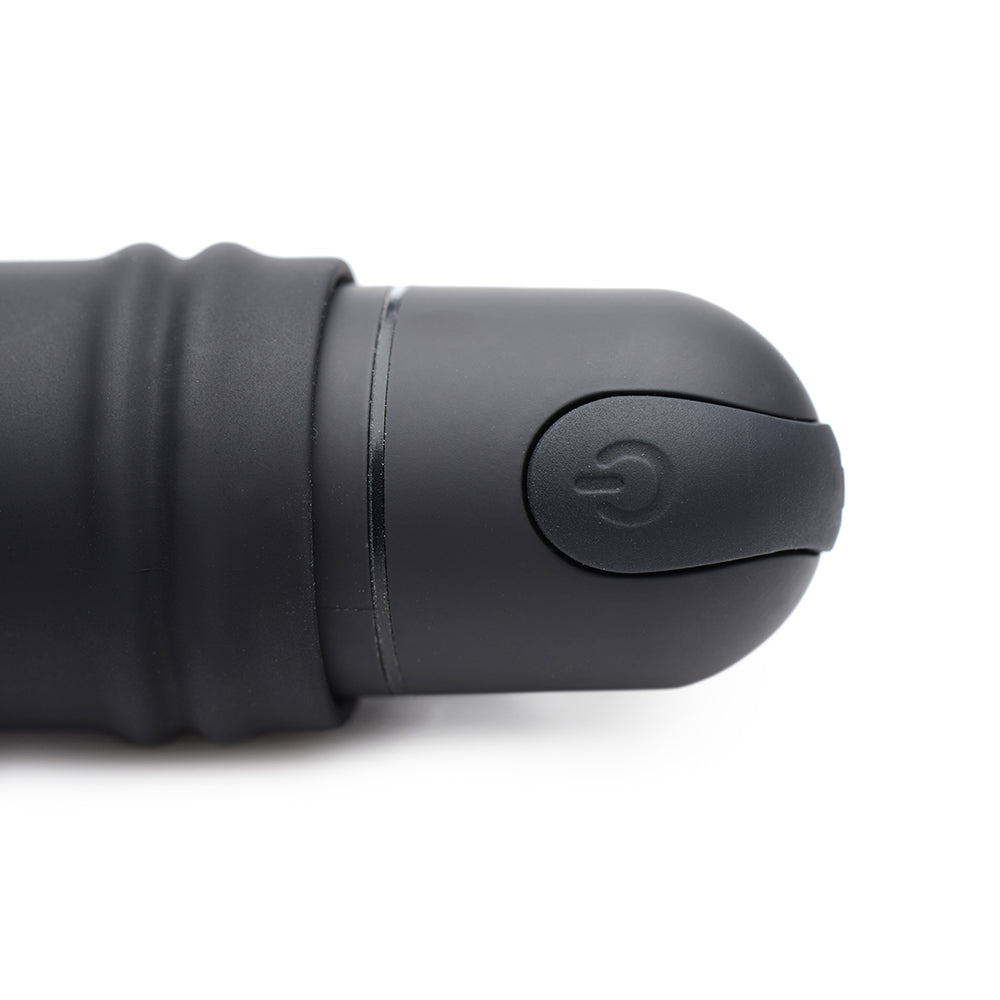 BANG! XL Bullet & Swirl Silicone Sleeve Black