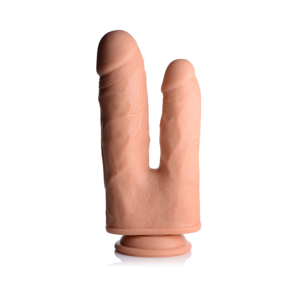 Big Shot Double Shot 8 inches Vibrating & Rotating Double Dong with Remote