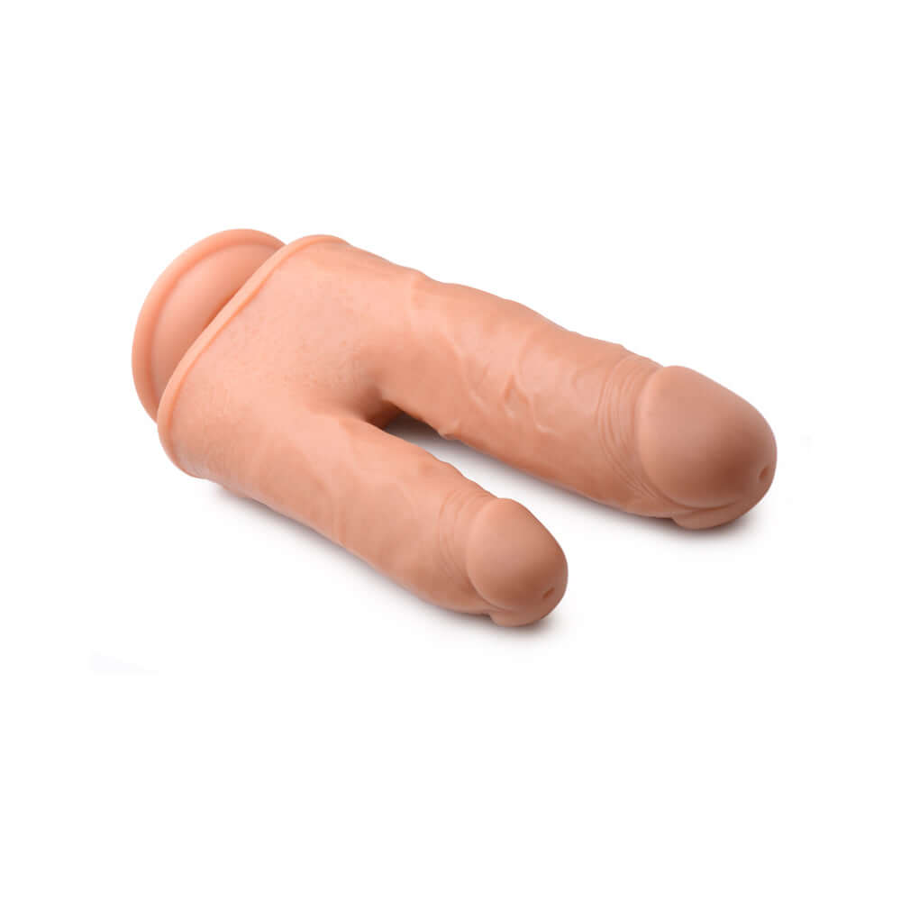 Big Shot Double Shot 8 inches Vibrating & Rotating Double Dong with Remote