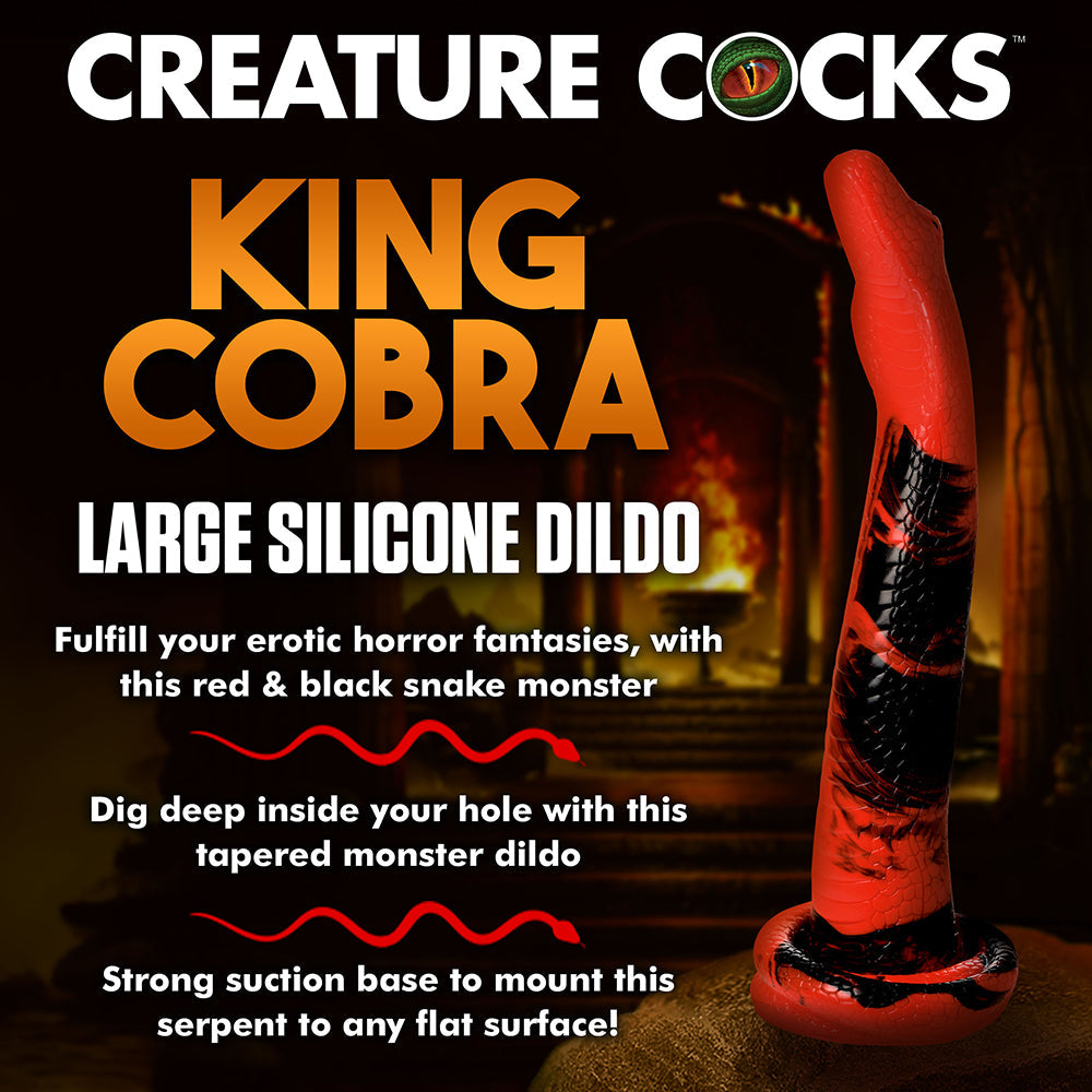 Creature Cocks King Cobra Large 14 inches Long Silicone Dong