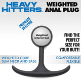 Heavy Hitters Comfort Plugs Premium Silicone 3.3 in. Weighted Round Plug