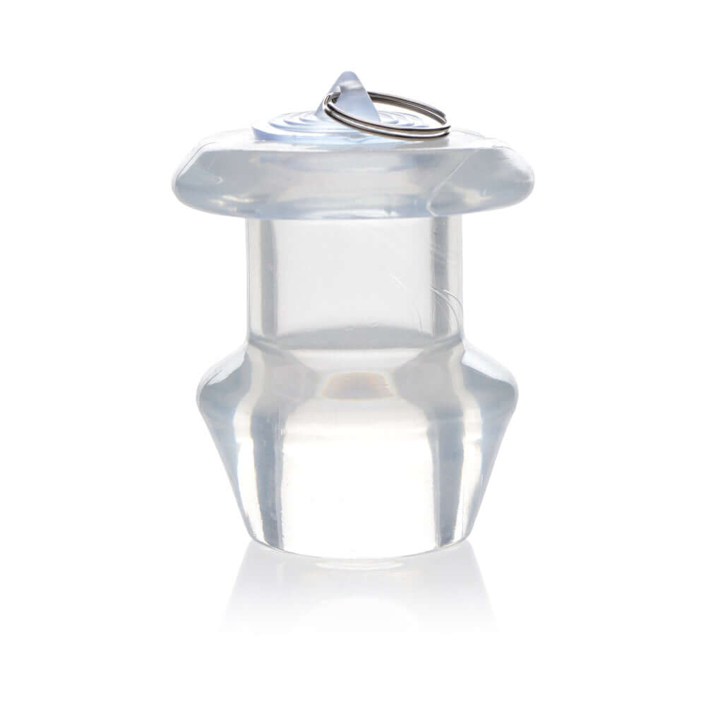 Master Series Ass Bung Clear Hollow Anal Dilator 3 inches