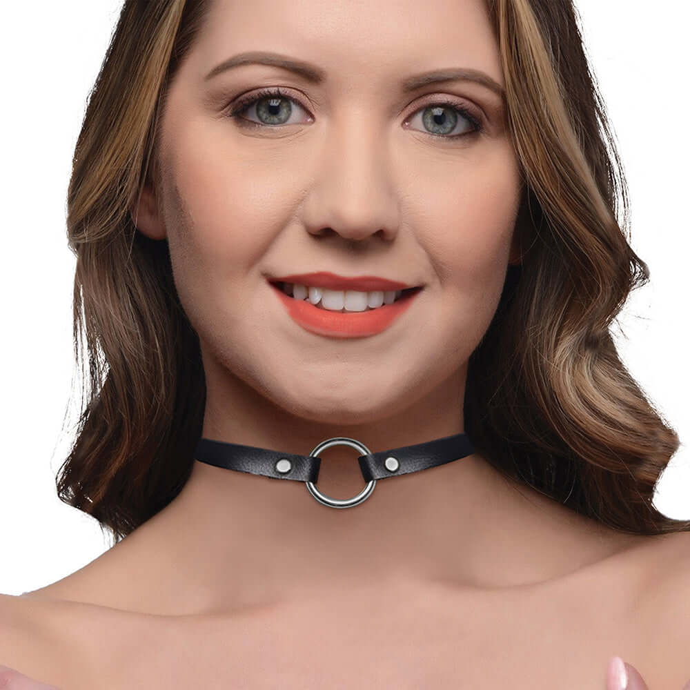 Master Series Lush Pet Silver Ring Slim Choker