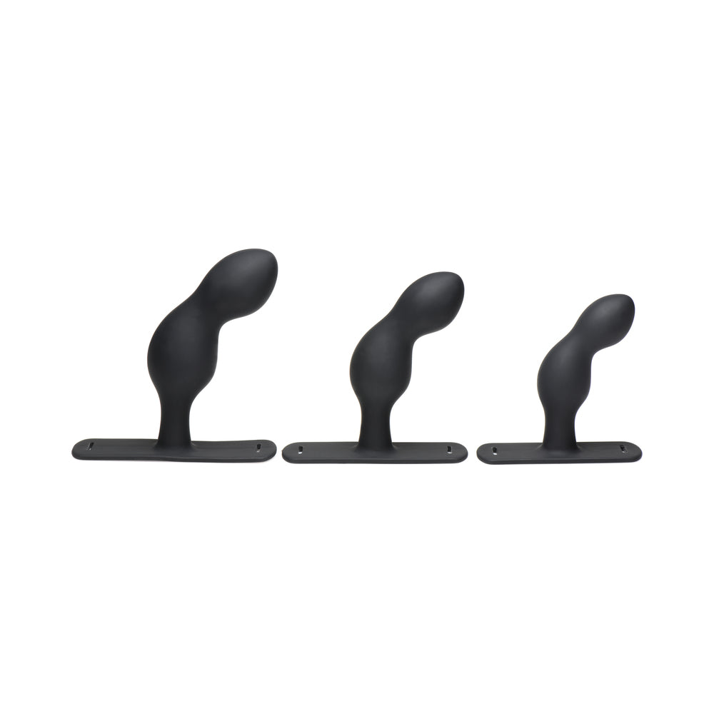 Master Series P-Spot Plugger Trainer 3-Piece Silicone Set with Harness