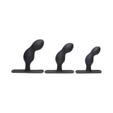 Master Series P-Spot Plugger Trainer 3-Piece Silicone Set with Harness