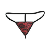 Master Series Scarlet Seduction Lace-up Corset & Thong M