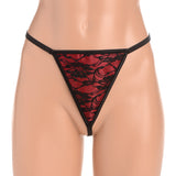 Master Series Scarlet Seduction Lace-up Corset & Thong M