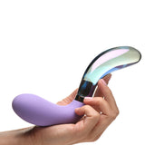 Prisms 10X Pari Dual Ended Wavy Silicone/Glass Vibrator