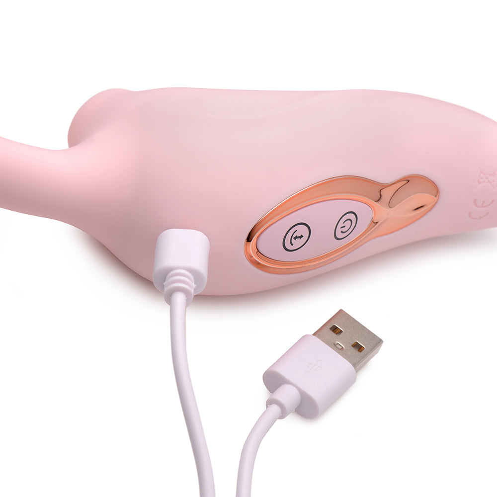 Shegasm 3 Way Elixir Sucking & Pulsing Vibrator