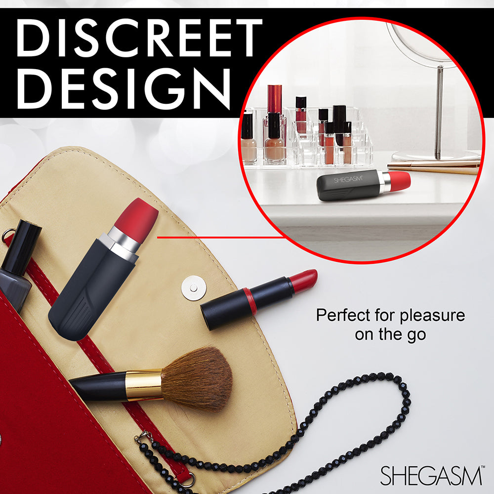 Shegasm Pocket Pucker 9X Silicone Lipstick Clit Stimulator