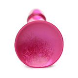 Simply Sweet 7 inches Metallic Silicone Dildo Pink