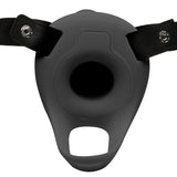 Size Matters 2 inches Erection 28X Realistic Remote Vibrating Silicone Sheath Black