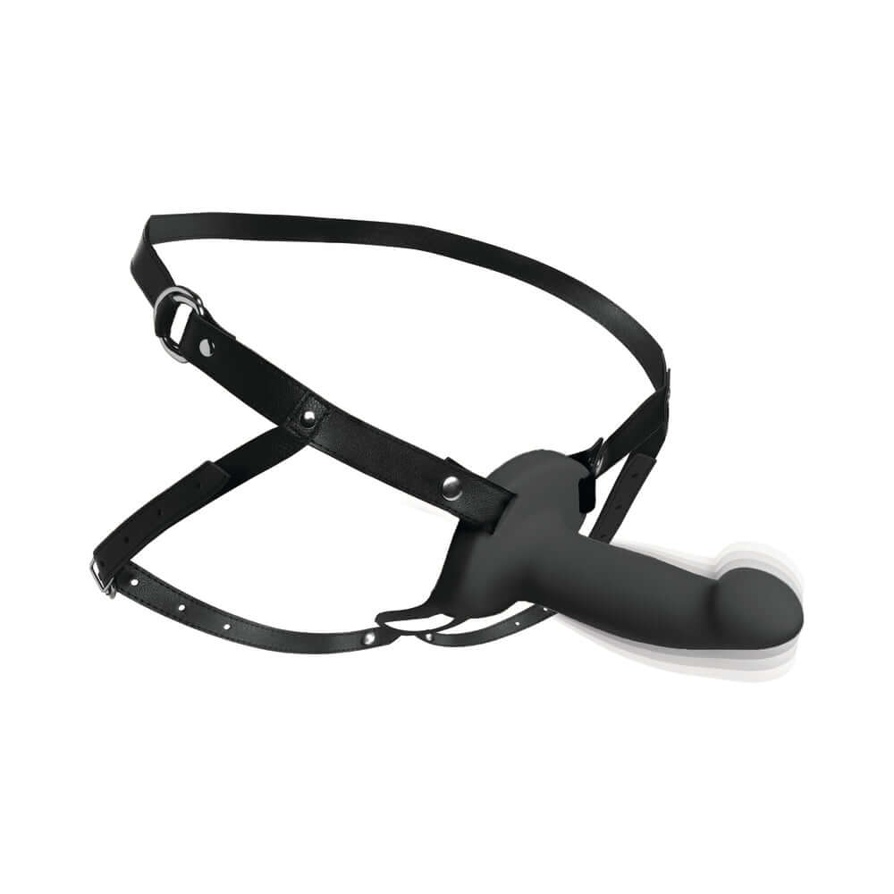 Size Matters 2 in. Erection 28X Smooth Remote Vibrating Silicone Sheath Black