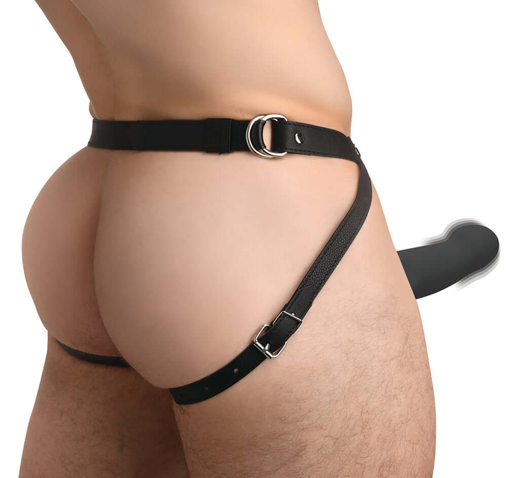 Size Matters 2 in. Erection 28X Smooth Remote Vibrating Silicone Sheath Black