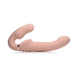 Strap U 10X Swirl Ergo-Fit Inflatable & Vibrating Strapless Strap-On Bare