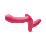 Strap U 28X Double Diva 1.5 in. Double Dildo with Harness & Remote Pink