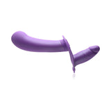 Strap U 28X Double Diva 2 inches Double Dildo with Harness & Remote Purple