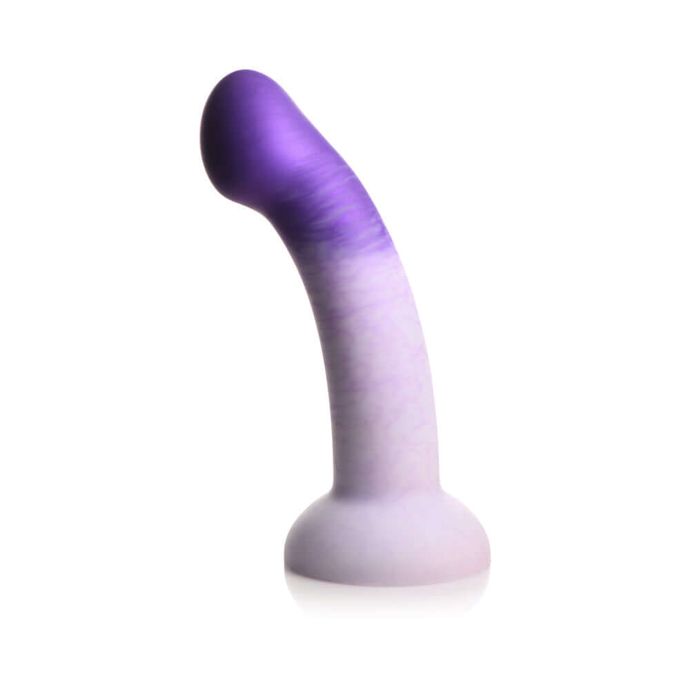 Strap U G-Swirl G-Spot Silicone Dildo Purple