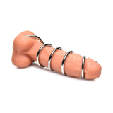 STRICT Leather Cock Gear Leather and Steel Gates of Hell Blue