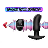 Whisperz Voice Activated 10x Vibrating Prostate Plug with Remote