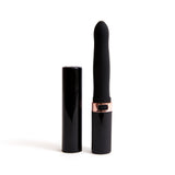 Nu Sensuelle Cache 20 Function Discreet Vibe Black with sleek design and rose gold accents.