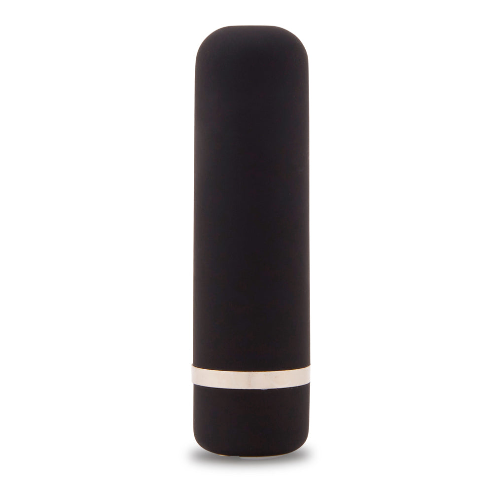 Nu Sensuelle Joie Bullet Vibrator Black in sleek design, perfect for external pleasure and versatile use.