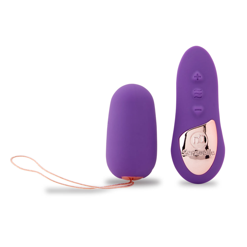 Nu Sensuelle Petite Remote Control Egg Purple with ergonomic design and remote control for versatile stimulation.