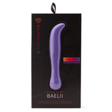 Nu Sensuelle Baelii Xlr8 G-spot Vibrator Ultra Violet in sleek packaging showcasing precision design.
